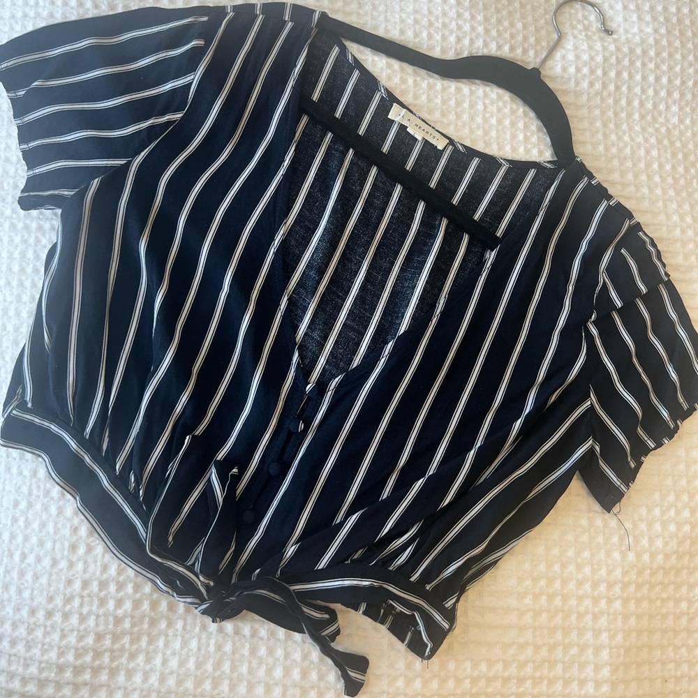 Pac Sun Striped Crop Top